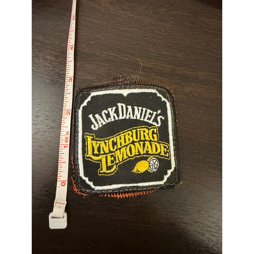 Vtg Jack Daniel's Lynchburg Lemonade Hat Patch - Embroidered Whiskey Promo 3"